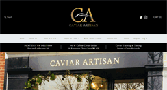 Desktop Screenshot of caviarartisan.com